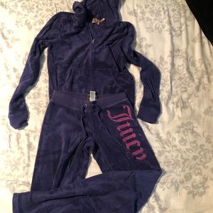 Purple Juicy Couture Tracksuit